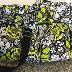 Vera Bradley Citron Weekender 14 Retired Like New
